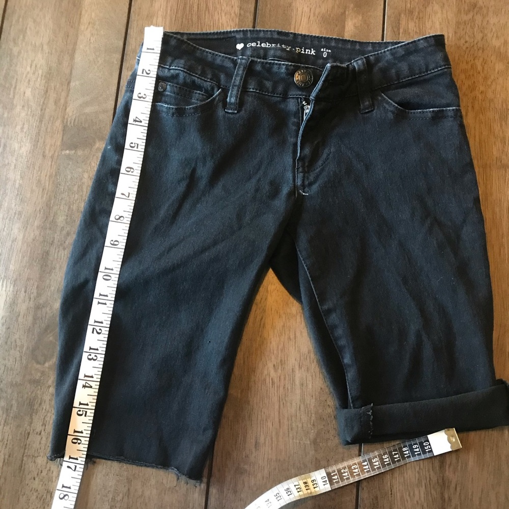 Celebrity Pink Cut off Jean Shorts, Size 0